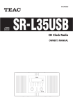 SR-L35USB CD Clock Radio