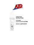 OPERATING INSTRUCTIONS ATD-5590 Low