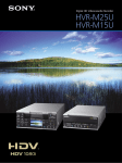 HVR-M25U HVR-M15U