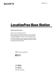 LocationFree Base Station - Manuals, Specs & Warranty