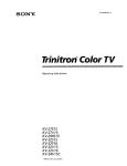 Trinitron °CoIor TV