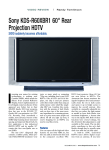 Sony KDS-R60XBR1 60" Rear Projection HDTV