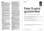 Free 5-year guarantee