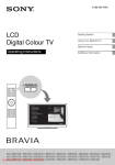 Sony KDL-32EX420 User Guide Manual