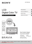 Sony KDL-40EX521 User Guide Manual