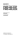 FWD-40LX2F/40LX2X Service Manual