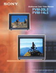 PVM-20L5* PVM-14L5* - BroadcastStore.com