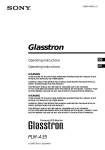 Using the Glasstron - Pdfstream.manualsonline.com