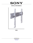 INSTALLATION MANUAL SFM1 - Manuals, Specs & Warranty