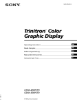 Trinitron® Color Graphic Display