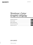 Trinitron® Color Graphic Display