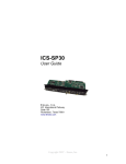 ICS-SP30 - Manuals, Specs & Warranty