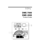 SONy DME-7000 DME-3000