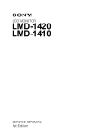 LMD-1420/1410 Service Manual