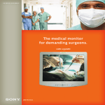 Sony LCD Monitor Brochure - Complete Line