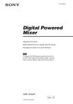 Digital Powered Mixer - Pdfstream.manualsonline.com