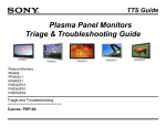 Plasma Panel Monitors Triage & Troubleshooting Guide