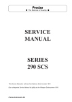 SERVICE MANUAL SERIES 290 SCS