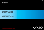 Sony VAIO VGN-SZ650N User Guide Manual