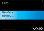 Sony VAIO VGN-CS230J User Guide Manual