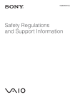 Safety Regulations and Support Information