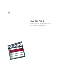 Final Cut Pro 5 Working With High Definition and Broadcast