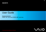Sony VAIO VGN-AR31MR User Guide Manual