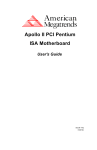 Apollo II PCI Pentium ISA Motherboard