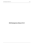 GNU Backgammon Manual V0.16