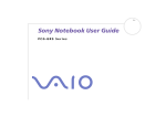 Sony Notebook User Guide