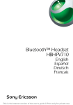 Bluetooth™ Headset HBH-PV710