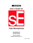 SE Microphone User Guide