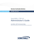 SonicWALL CDP 6.0 Administrator`s Guide