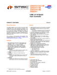 USB251x USB 2.0 Hi-Speed Hub Controller Data Sheet - Digi-Key