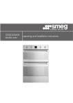 DOSCA36X-8 double oven operating and installation