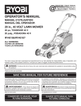 OPERATOR`S MANUAL