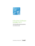 Education Software Installer 2011 system administrator`s guide for