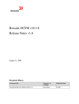 Brocade DCFM v10.3.0 Release Notes v1.0