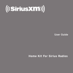 Home Kit For Sirius Radios