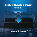 SIRIUS Dock & Play Home Kit User Guide