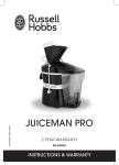 JUICEMAN PRO - Russell Hobbs