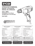 OPERATOR`S MANUAL