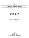 Runco DTV-947 Owner`s Manual