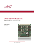 LAN25255 - User`s Manual