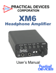 Headphone Amplifier - Practical Devices Corporation