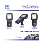 Quick Reference Guide (QRG), Falcon 4400 Series, Windows CE