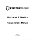 MtP Series & FieldPro Programmer`s Manual