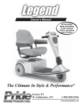Legend `99 Manual.p65 - Pride Mobility Products