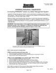 Installation Instructions - Supplemental Connecting PRIMERA