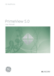 PrimeView 5.0 - GE Healthcare Life Sciences